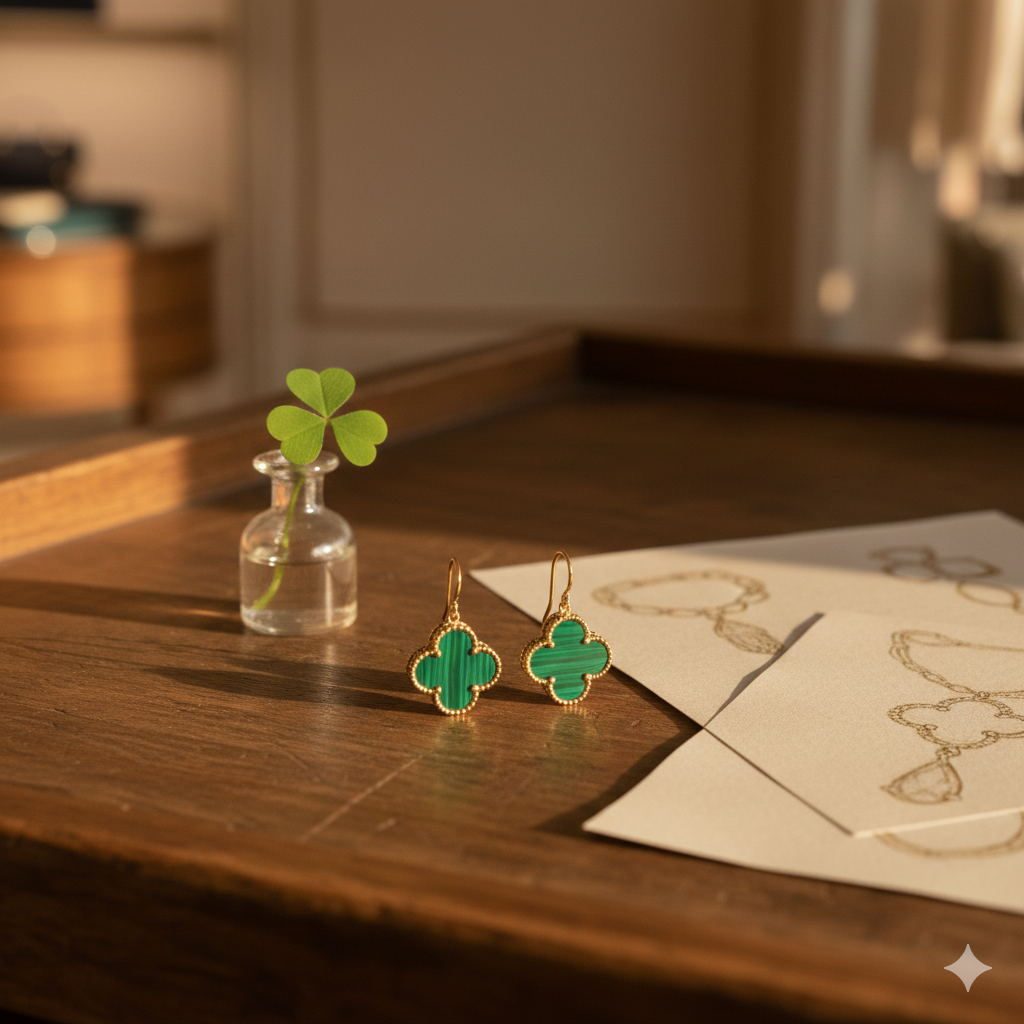 Četrlapu āboliņa auskari: stila un izvēles ceļvedis