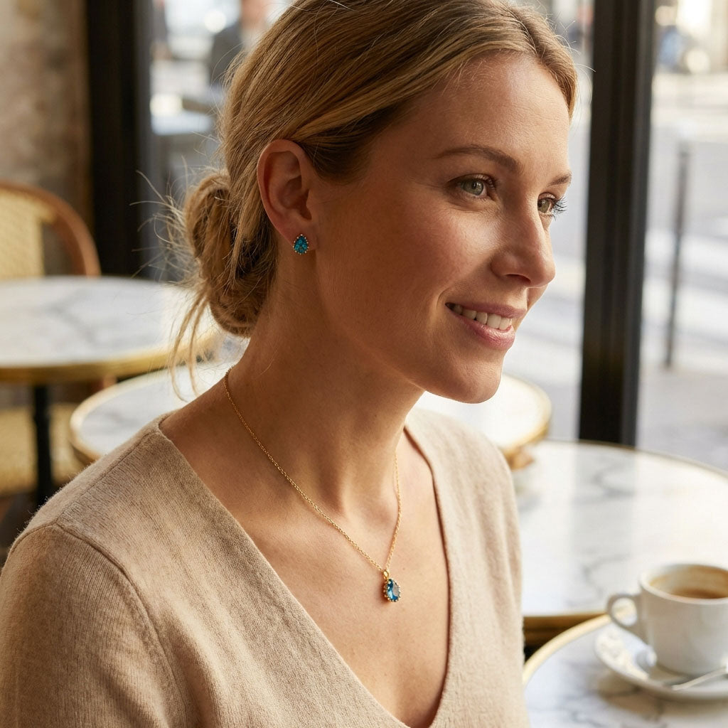 Kaklarota ar auskariem