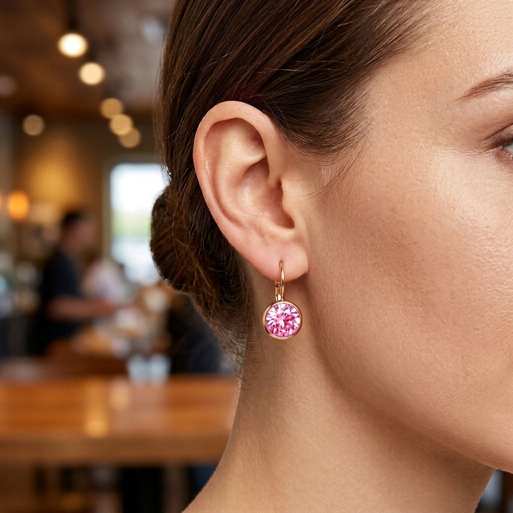 Pamanāmi auskari košā tonī