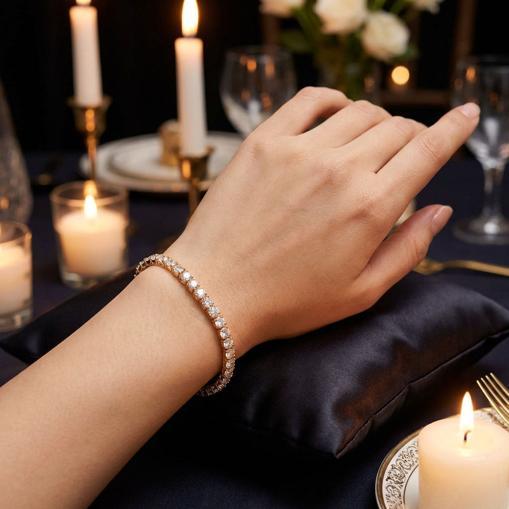 Tenisa stila rokassprādze