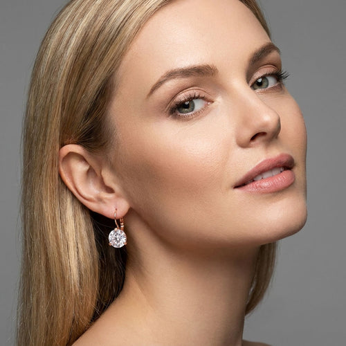 Auskari ar lielu cirkonu ikdienai