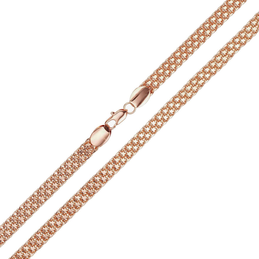 4.4 mm Bismark pinuma apzeltīta ķēdīte