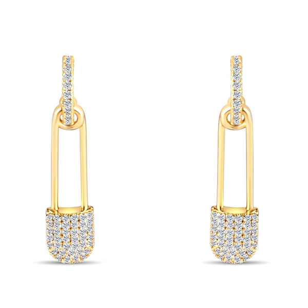 Серьги в подарок с цирконами