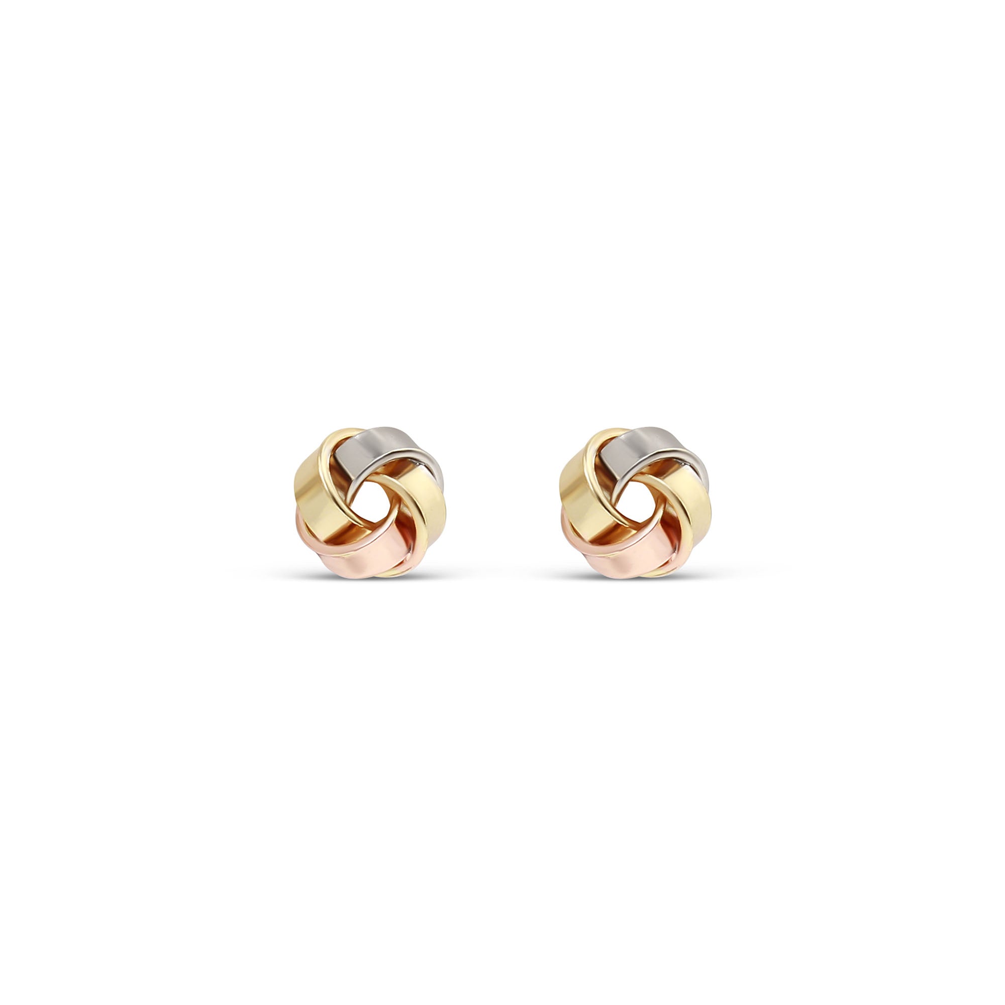 Apzeltītas trīskrāsu nagliņas 8 mm