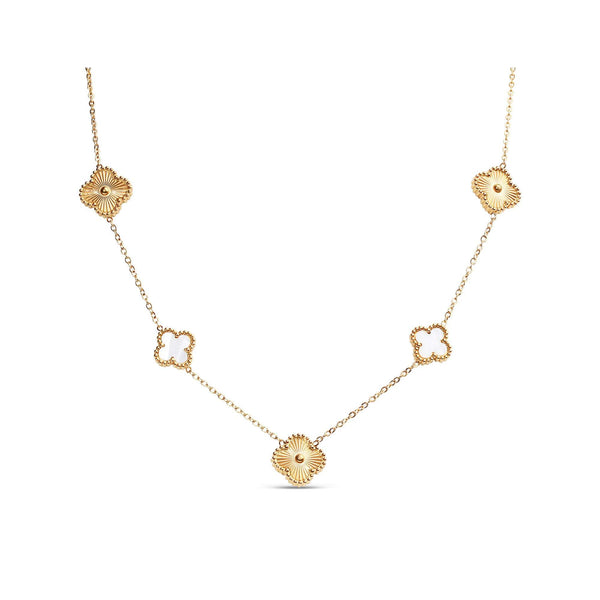 Modernus vėrinys su keturlapio dizainu