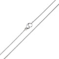 Venēcijas pinuma sudraba ķēdīte ar rodija pārklājumu 60cm