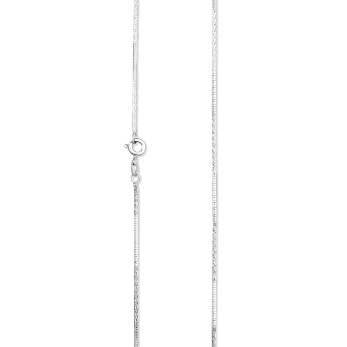 Мужская цепочка серебряного тона