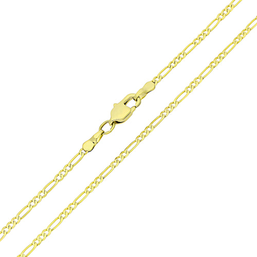 Figaro pinuma ķēdīte ar 14K zelta pārklājumu