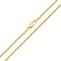 Apzeltīta korda pinuma ķēdīte 50 cm