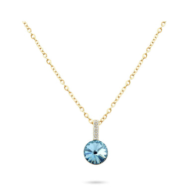 Apzeltīta Swarovski kaklarota