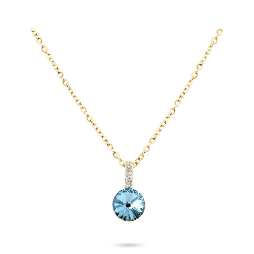 Apzeltīta Swarovski kaklarota