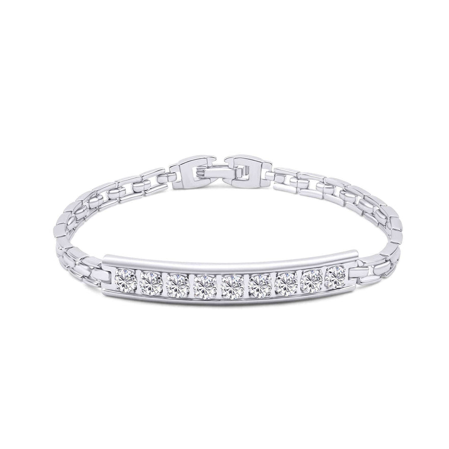 Vakara stila aproce ar cirkoniem – 17,5 cm, 6 mm