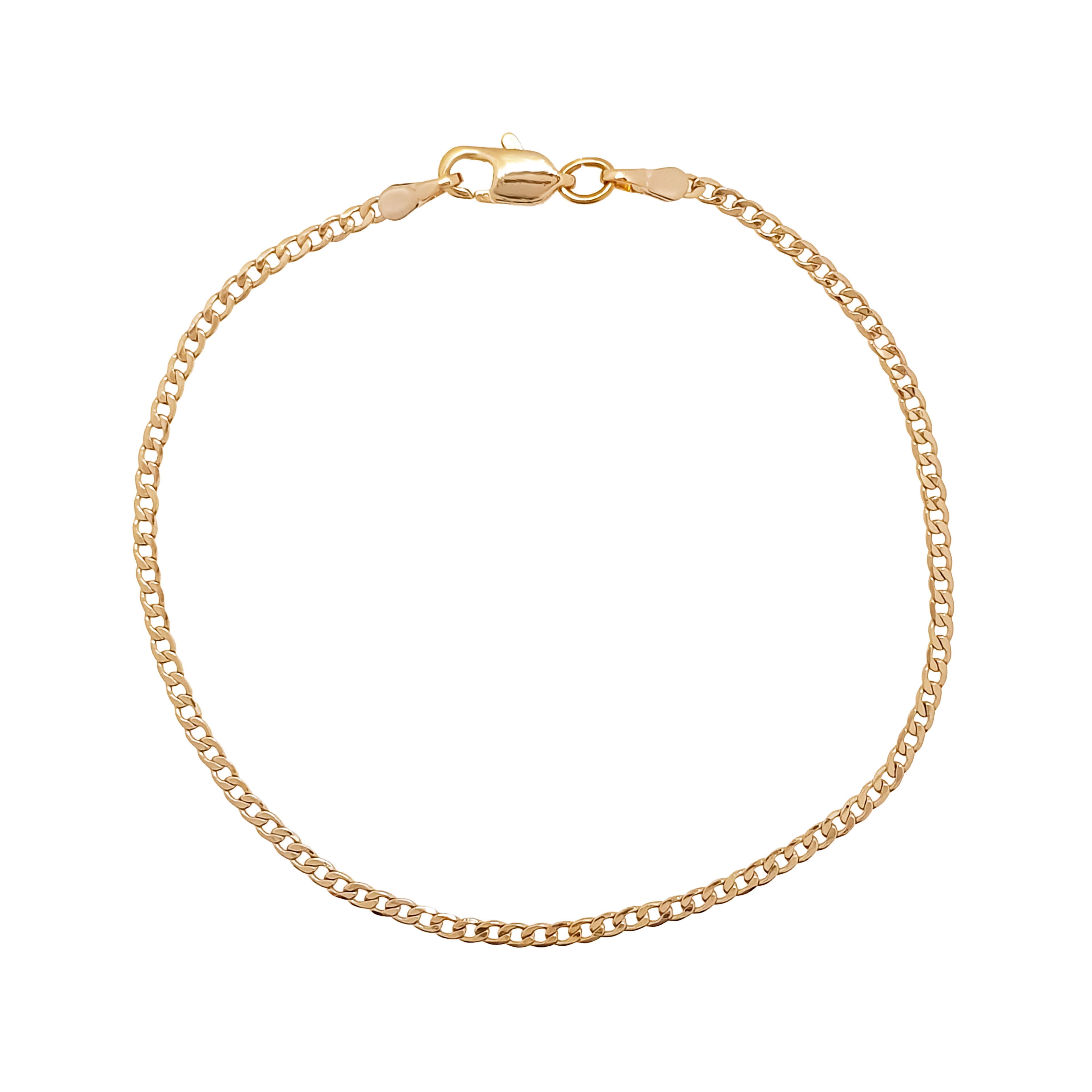 Zelta krāsas rokassprādze ar bruņuveida ķēdi